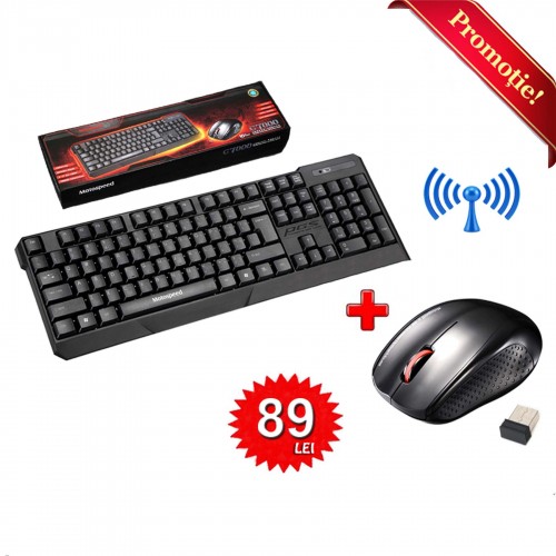 Tastatura + Mouse MotoSpeed Wireless
